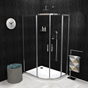 Gelco Gelco, SIGMA SIMPLY štvrťkruhová sprchová zástena 1200x900mm, R550, číre sklo, GS1290