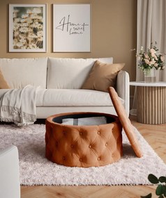 TABURET CHESTERFIELD CARLY 70 cm MAGIC VELVET 2213