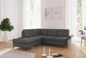 XXXLutz ROHOVÁ SEDAČKA, textil, tmavosivá Sit & More - Sedačky - 00014401616M