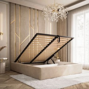 MANŽELSKÁ ČALÚNENÁ POSTEĽ NATHALIE 200x200 PANELOVÉ ČELO JASMINE 22