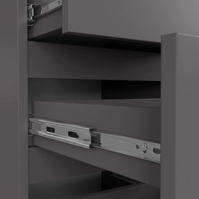 Komoda CL4 40 cm grafitově šedá