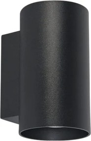 Inteligentné dizajnové nástenné svietidlo čierne vrátane 2 Wifi GU10 - Sandy