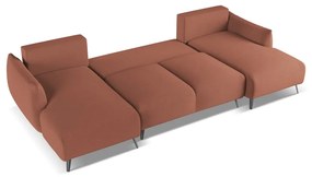 Ružová rohová pohovka Malie – Makamii