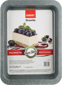 Plech na pečenie Granite, hlboký nepriľnavý