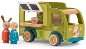 Drevené autíčko La Grande Famille Food Truck – Moulin Roty