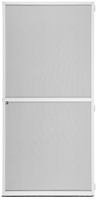 Livarno home Hliníková sieťka proti hmyzu na dvere, 100 x 210 cm (biela)  (100387366)