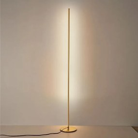 Toolight Toolight, LED podlahová lampa 145cm, 12W, APP1416-F, zlatá lesklá, OSW-05416