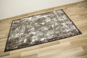 Koberec Studio E621A sivý / čierny / béžový