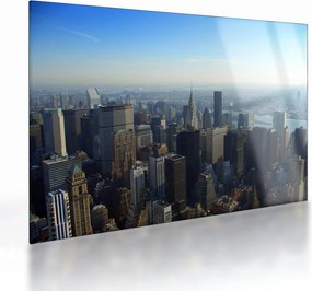 Sklenený obraz - Manhatten vo dne (70x50 cm)