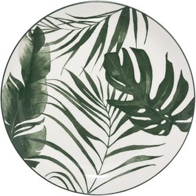 Porcelánový dezertný tanier Leafs, (fi) 19 cm, listy, sada 6ks