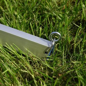 InternetovaZahrada Záhradný hliníkový rotačný sušiak - 4 ramená a nohy