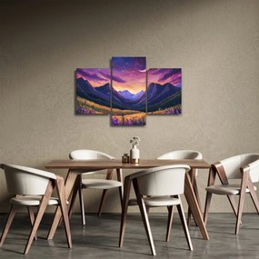 Obraz - Fialová krajina (90x60 cm)