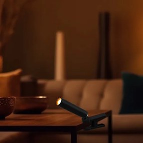 LED Stmievateľná magnetická stolná lampa LED/3W/5V 4000K 1500 mAh čierna