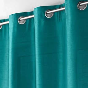 Modrý záves z mikrosaténu 140x240 cm Shana – douceur d'intérieur