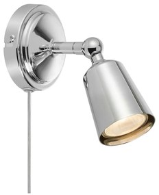 Nástenné svietidlo do zásuvky v striebornej farbe Tiny – Markslöjd