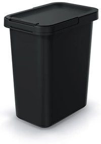 Závesný odpadkový kôš, 12 l, čierna