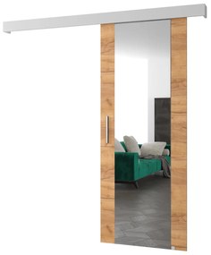 Posuvné dvere 70 cm Slavdro 2 (craft zlatý + biela matná). Akcia -6%. Vlastná spoľahlivá doprava až k Vám domov. 1108731