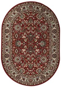 Koberce Breno Kusový koberec PRACTICA ovál 59/CVC, červená, viacfarebná,160 x 230 cm