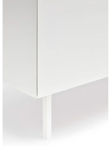 Biela/v prírodnej farbe nízka komoda v dekore duba 165x78 cm Arista – Teulat