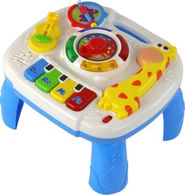 LEAN Toys Vzdelávacia interaktívna tabuľa 2 v 1 pre batoľatá Žirafa