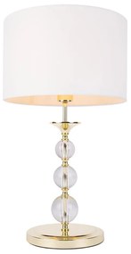 Zuma Line RLT93163-1GW - Stolná lampa REA 1xE27/60W/230V biela