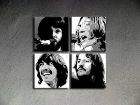 Ručne maľovaný POP Art obraz Beatles | rôzne rozmery