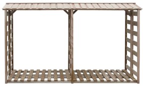 Prístrešok na drevo 300x90x176 cm, impregnovaná borovica