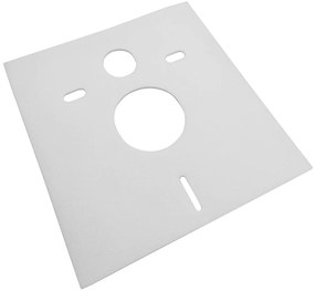 Laveo Laveo, univerzálna zvukovo izolačná podložka pre závesné WC a bidet, biela, LAV-AMT_610T