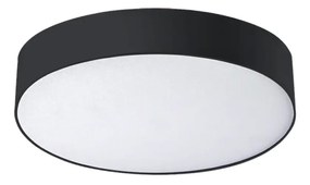LED stropné svietidlo Monza R 40 CCT čierne s diaľkovým ovládačom