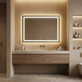 Dotykové zrkadlo s LED osvetlením COLOR 80x60 cm