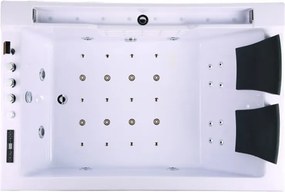 Terra Hydromasážna vírivá vaňa Fenix 606AH 180x120 s ohrevom vody, pravá