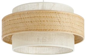 Luster BOHO na lane, priemer 40 cm, 1xE27/60W/230V, juta/krémová