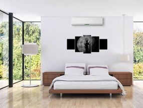 Silueta ženy, obraz