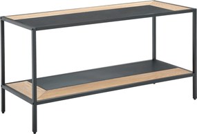 XXXLutz KONZOLOVÝ STOLÍK, prírodná farba, čierna, drevo, kov, kompozitné drevo, 120/60/47 cm MID.YOU - Online Only obývacie izby - 001914005901