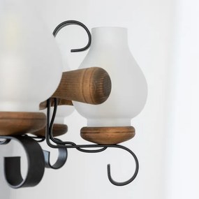 Brilagi - Luster na reťazi TIMONA 8xE14/40W/230V pr. 70 cm buk