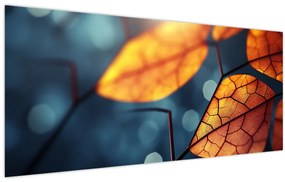 Obraz - Textúra listov (120x50 cm)