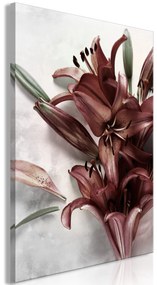 Artgeist Obraz - Floral Form (1 Part) Vertical Veľkosť: 40x60, Verzia: Na talianskom plátne