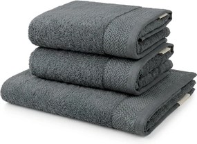 Uterák CLYR 50x100 cm tmavo sivý, 100% bavlna