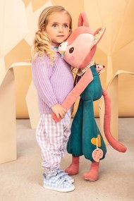 Lilliputiens - veľká textilná hračka - mačička Jeanne