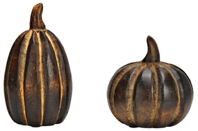 Dekorácia tekvice z mangového dreva PUMPKIN BROWN- rôzne varianty