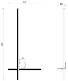 Zuma Line W4101-GD - LED Nástenné svietidlo MILL LED/14W/230V zlatá