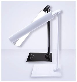 Solight WO37-W - LED stolná lampa stmievateľná USB konektor LED/12W/230V biela