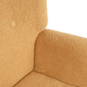 Kreslo MOSS TEDDY BOUCLÉ horčicové ALL 828572