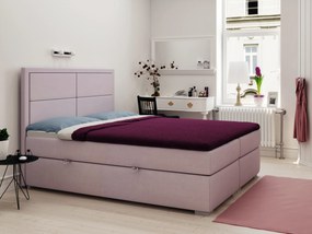 Kontinentálna posteľ 180 cm Menorra (ružová) (s úložným priestorom). Vlastná spoľahlivá doprava až k Vám domov. 1020313
