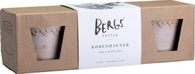Kvetináče Københavner 10 cm ružové 3 ks