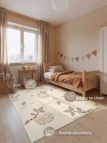 Hanse Home, Detský koberec Adventures 106424 Cream Multicolor, 160x235, béžová, detská izba