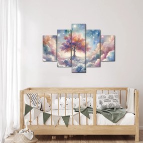 Obraz – Strom života v oblakoch (150x105 cm)