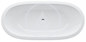 LAUFEN IlBagnoAlessi One Vaňa, 1830 mm x 870 mm, biela – s rámom, senzorové ovládanie, vzduchová masáž a LED osvetlenie H2459720006251
