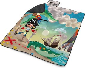 Sablio Plážová deka Pirát: 200x140 cm