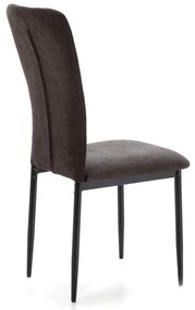 Čierne jedálenské stoličky v súprave 4 ks Holly – Marckeric